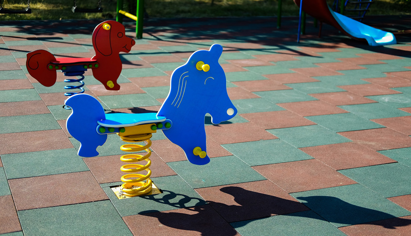 Spielplatz Leer Keine Kinder Web