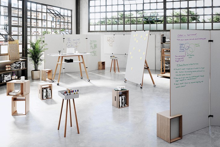 Vom Tisch zum Whiteboard – Multifunktionsmöbel für Kreativräume