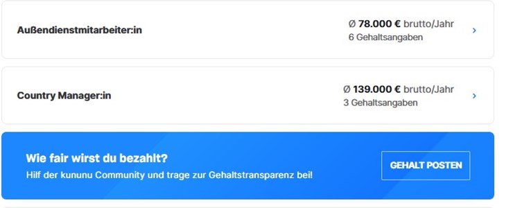 Arbeitgeber-Bewertungsplattform kununu bietet jetzt Gehaltsinformationen Arbeitgeber-Bewertungsplattform kununu bietet jetzt Gehaltsinformationen