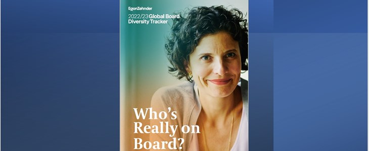 Egon-Zehnder-Studie zur Diversität in Schweizer Verwaltungsräten: 29.1% von Frauen besetzt Egon-Zehnder-Studie zur Diversität in Schweizer Verwaltungsräten: 29.1% von Frauen besetzt