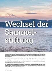 Wechsel der Sammelstiftung