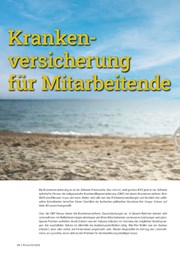 Krankenversicherung für Mitarbeitende