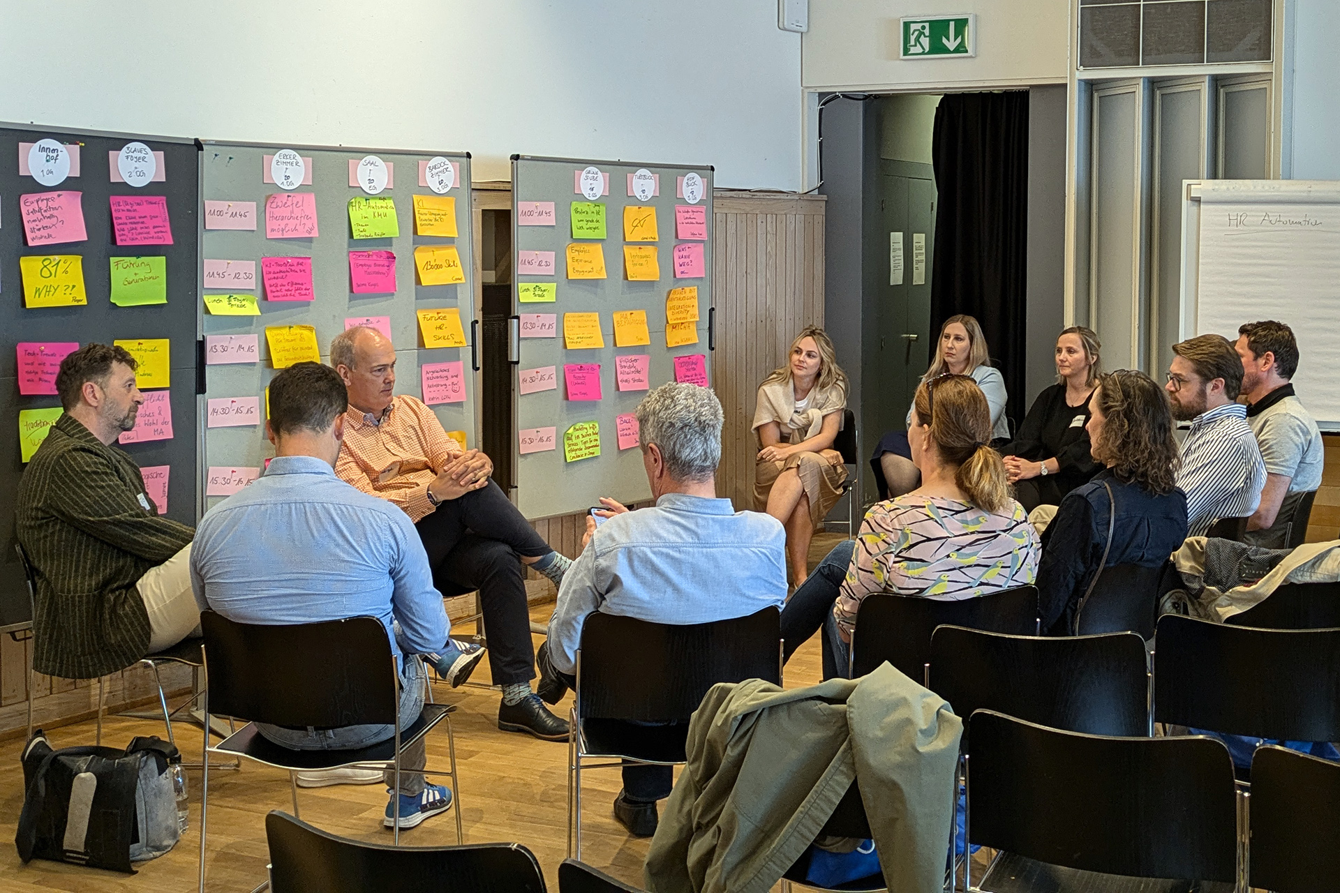 Einblick in eine der insgesamt 40 Sessions.