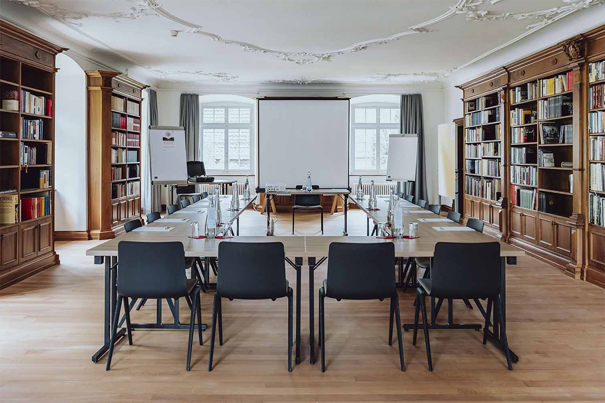 Der «Lesesaal Anselmus » empfiehlt sich als besonderer Inspirationsraum für Seminare.