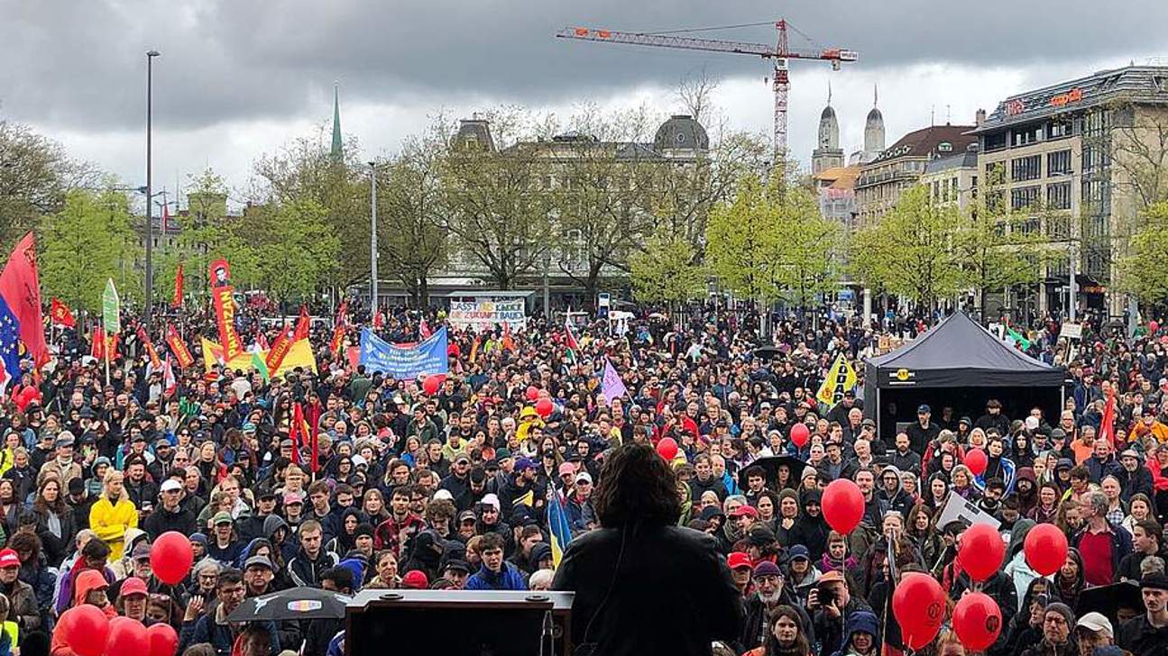 SGB 1 Mai Gewerkschaft Csm 230501 Zuerich