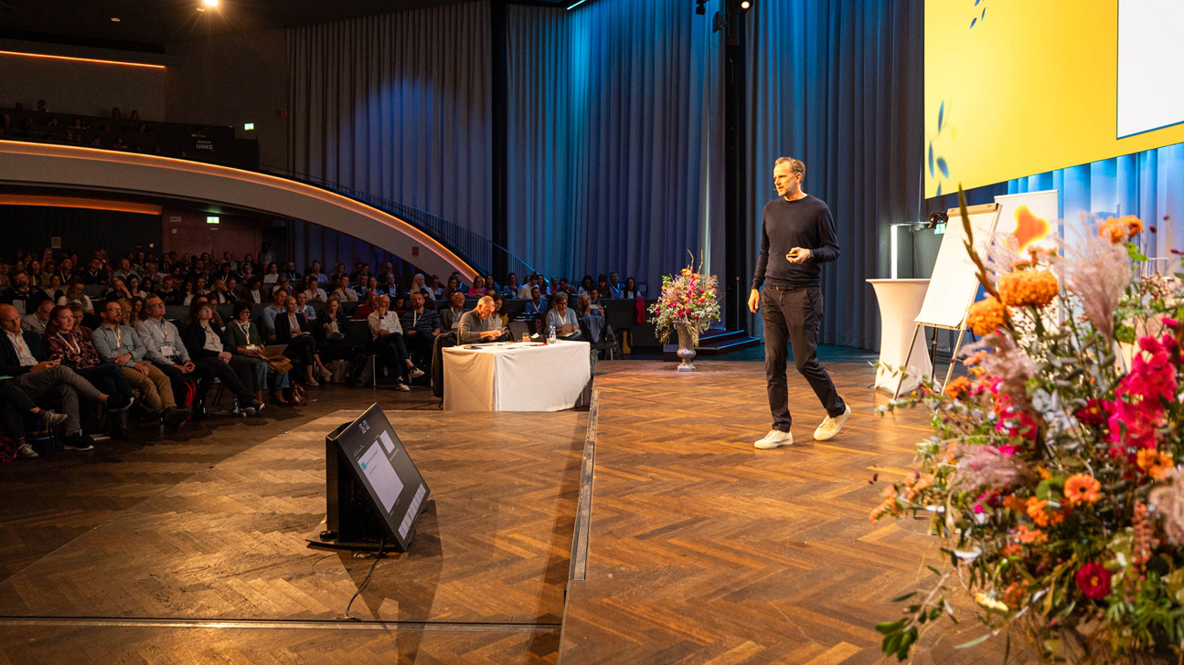 Impression von der BGM-Tagung 2024 in Bern – Dr. Martin Inderbitzin in seinem Referat.