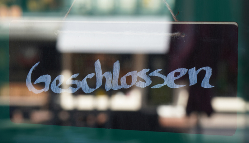 Geschlossen Istock 1213137612