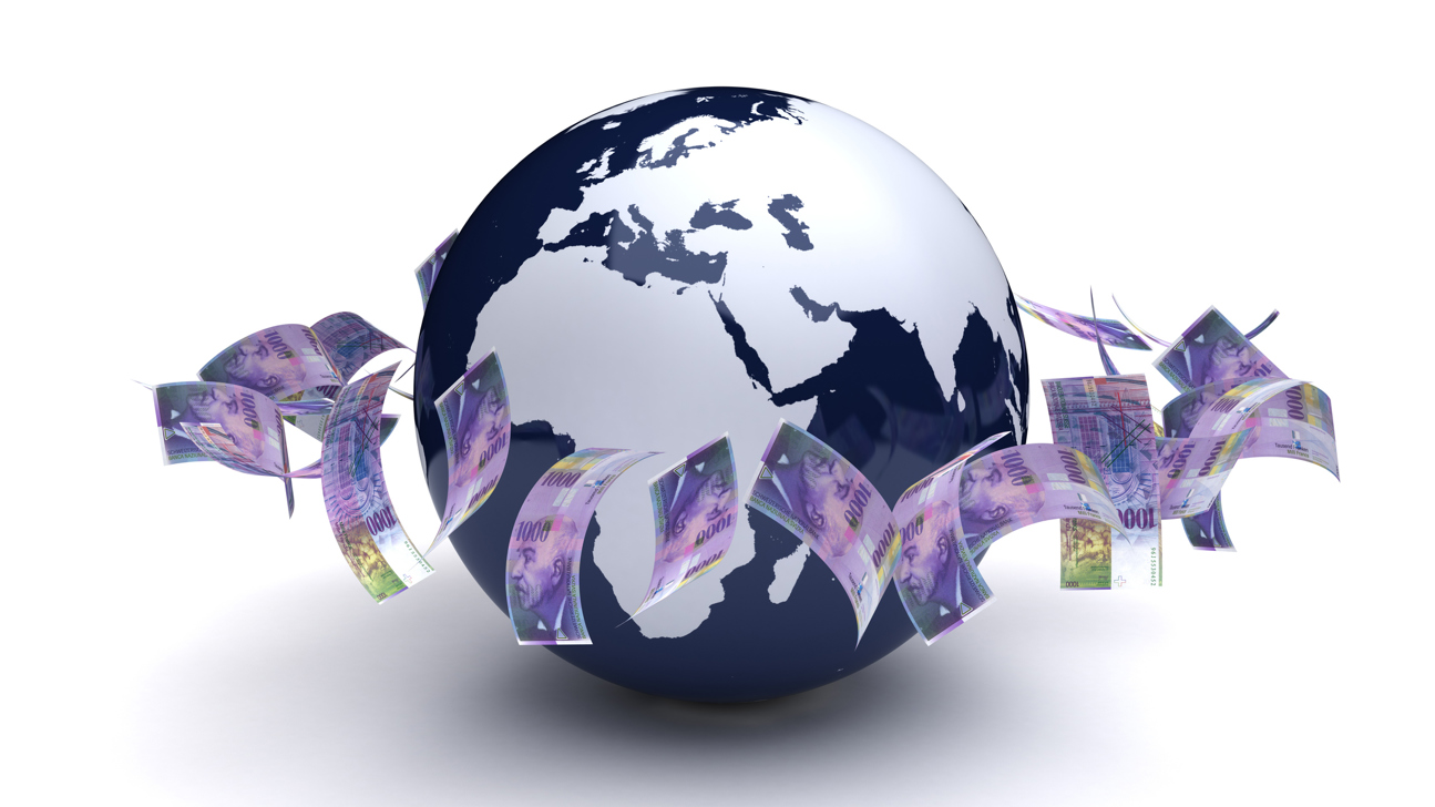 Geld CHF Welt Istock 1082356984