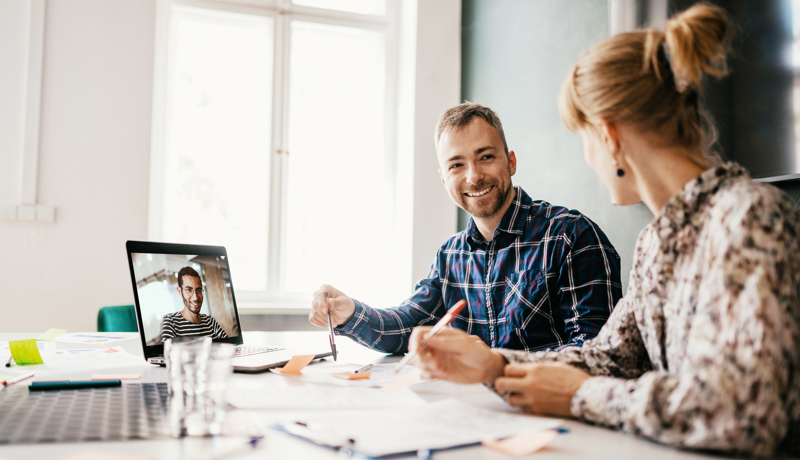 Istock 1263681574 Team Meeting Hybrid