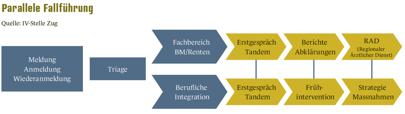 Grafik IV Parallele Fallführung IV Zug