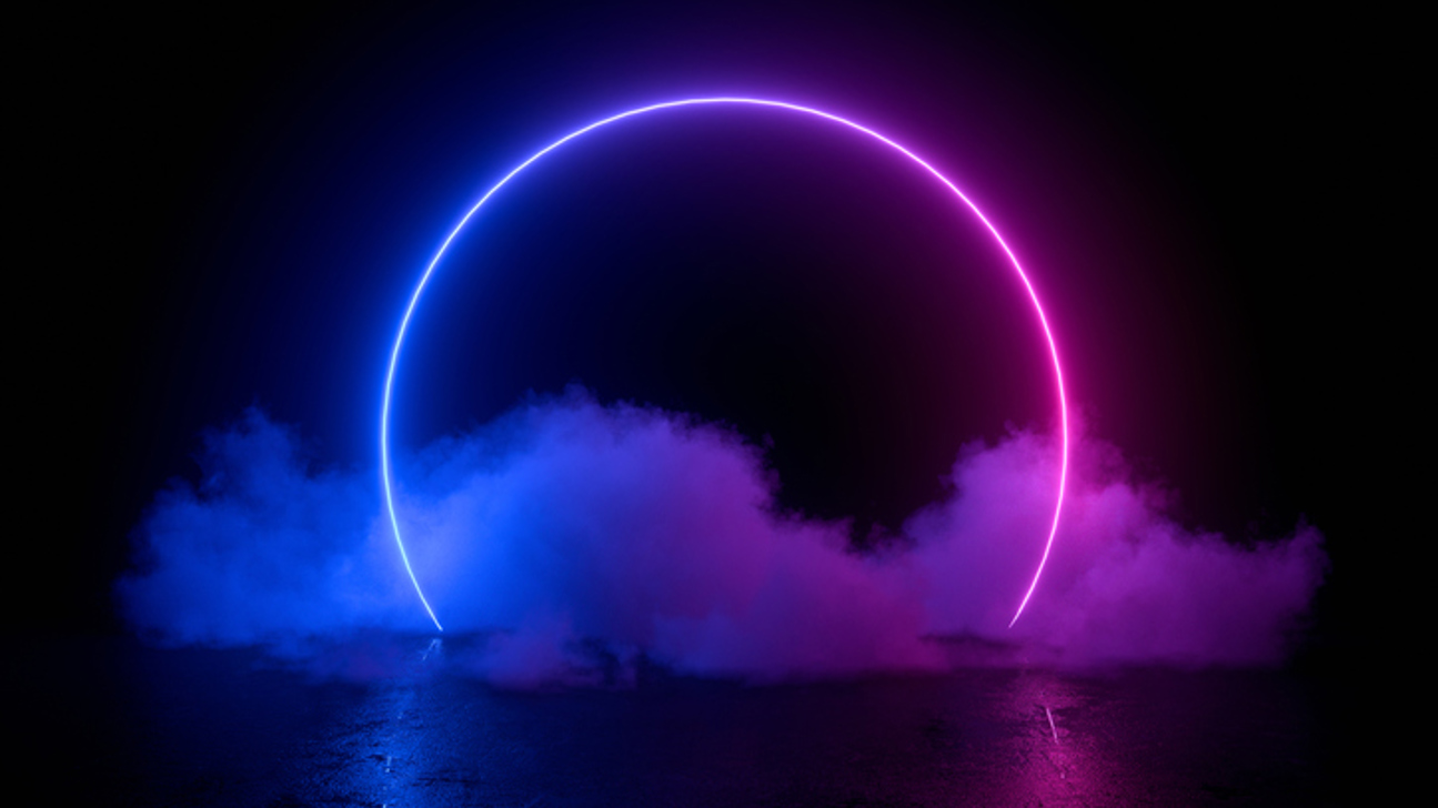 Licht Kreis Nebel Istock 1191719793