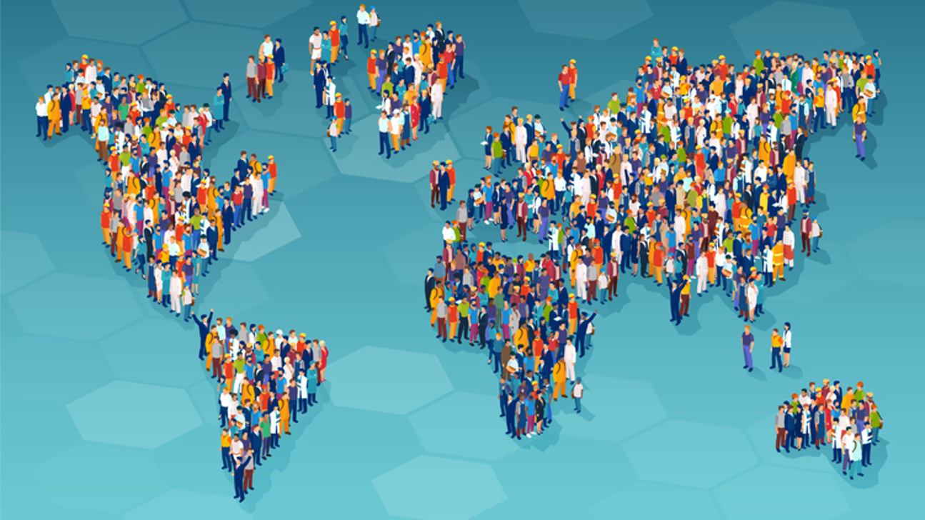 Welt Karte Menschen Istock 1257009757