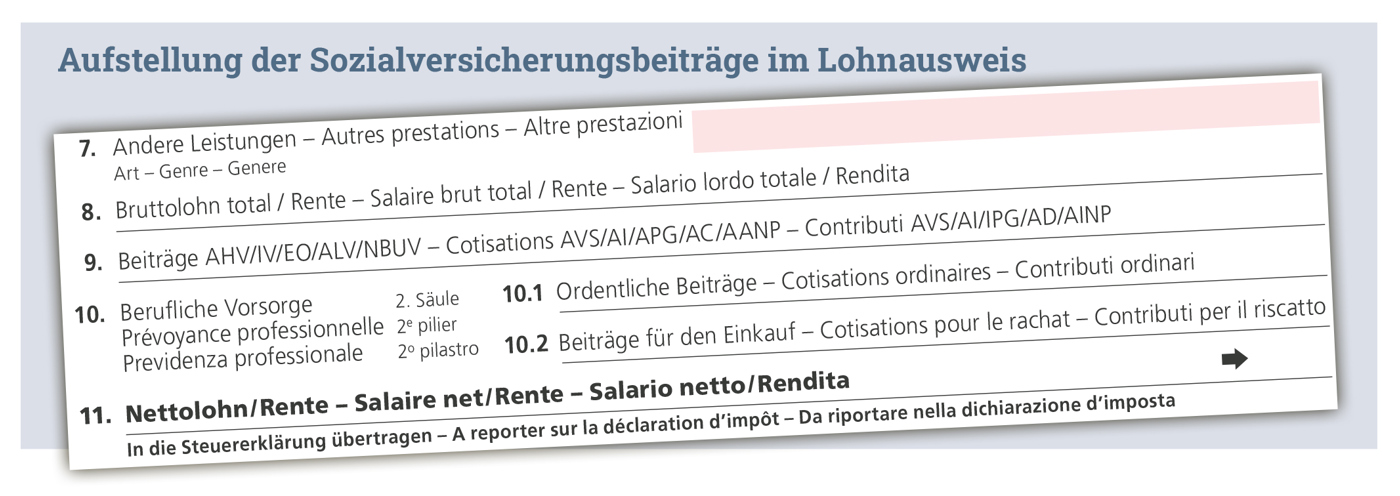 Bollier Lohnausweis