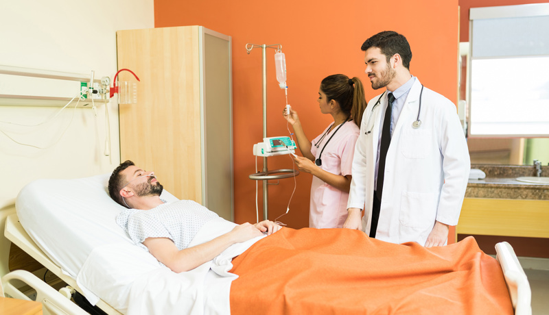Krank Spital Bett Arzt Web