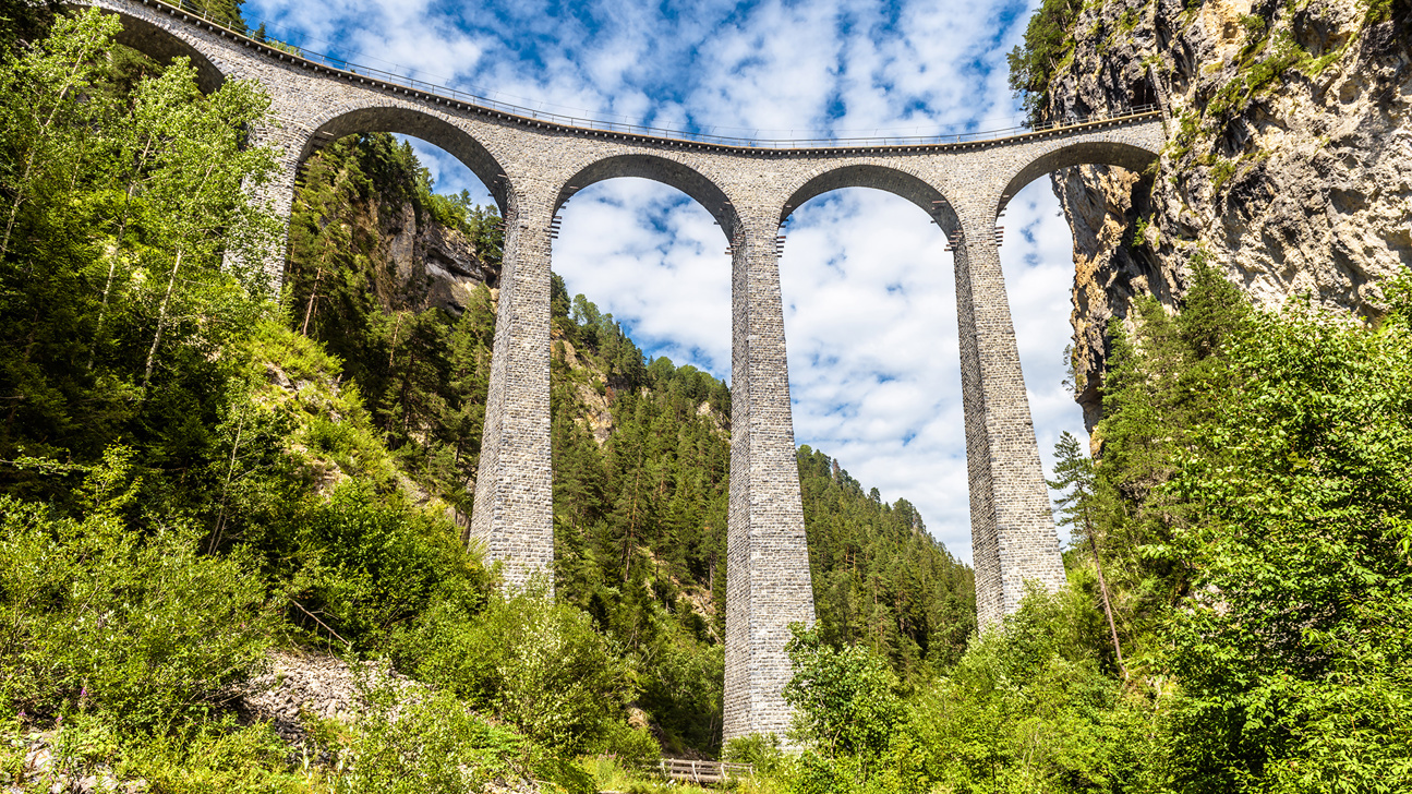 Bruecke Landwasser Viaduct Eingliederung Web