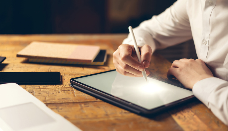 Unterschreiben Digital Tablet Web